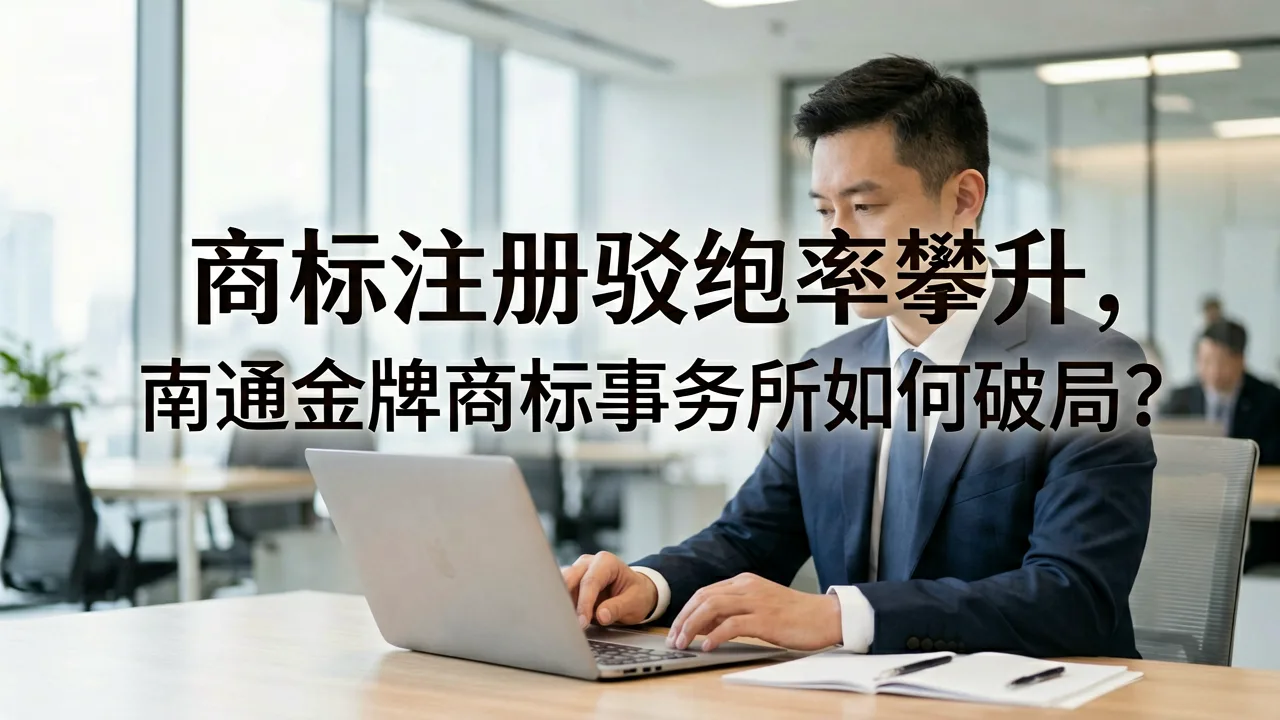 商标注册驳回率攀升,南通金牌商标事务所如何破局